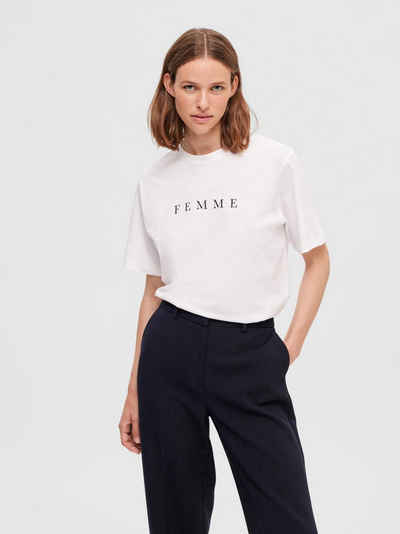 SELECTED FEMME T-Shirt SLFVILJA SS PRINTED TEE W NOOS