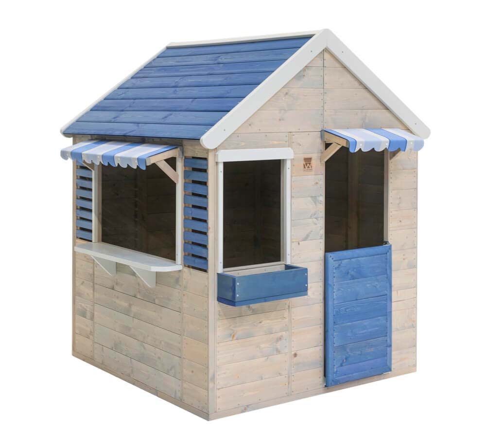 Wendi Toys Spielhaus Delfin, Geeignet für Kinder ab 3 J., Kiefernholz, LxBxH 120x120x155cm
