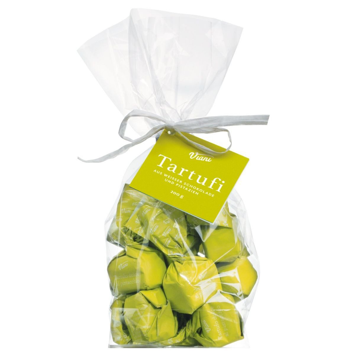 Viani Süßigkeit Viani Tartufi dolci al pistacchio Pistazien‑Trüffel Pralinen 200 g, 200 g, 14 St.