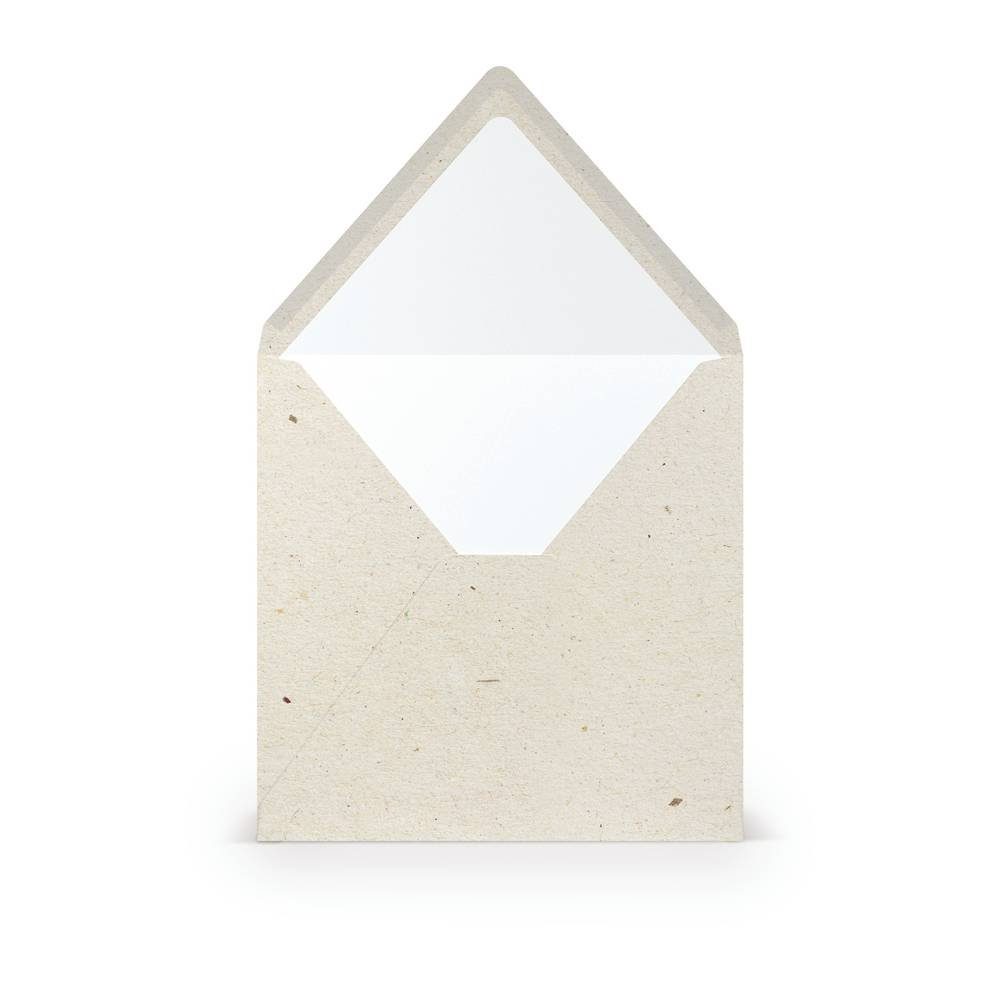 Rayher Briefpapier Vanille quadratisch, Paperado Umschläge Rayher