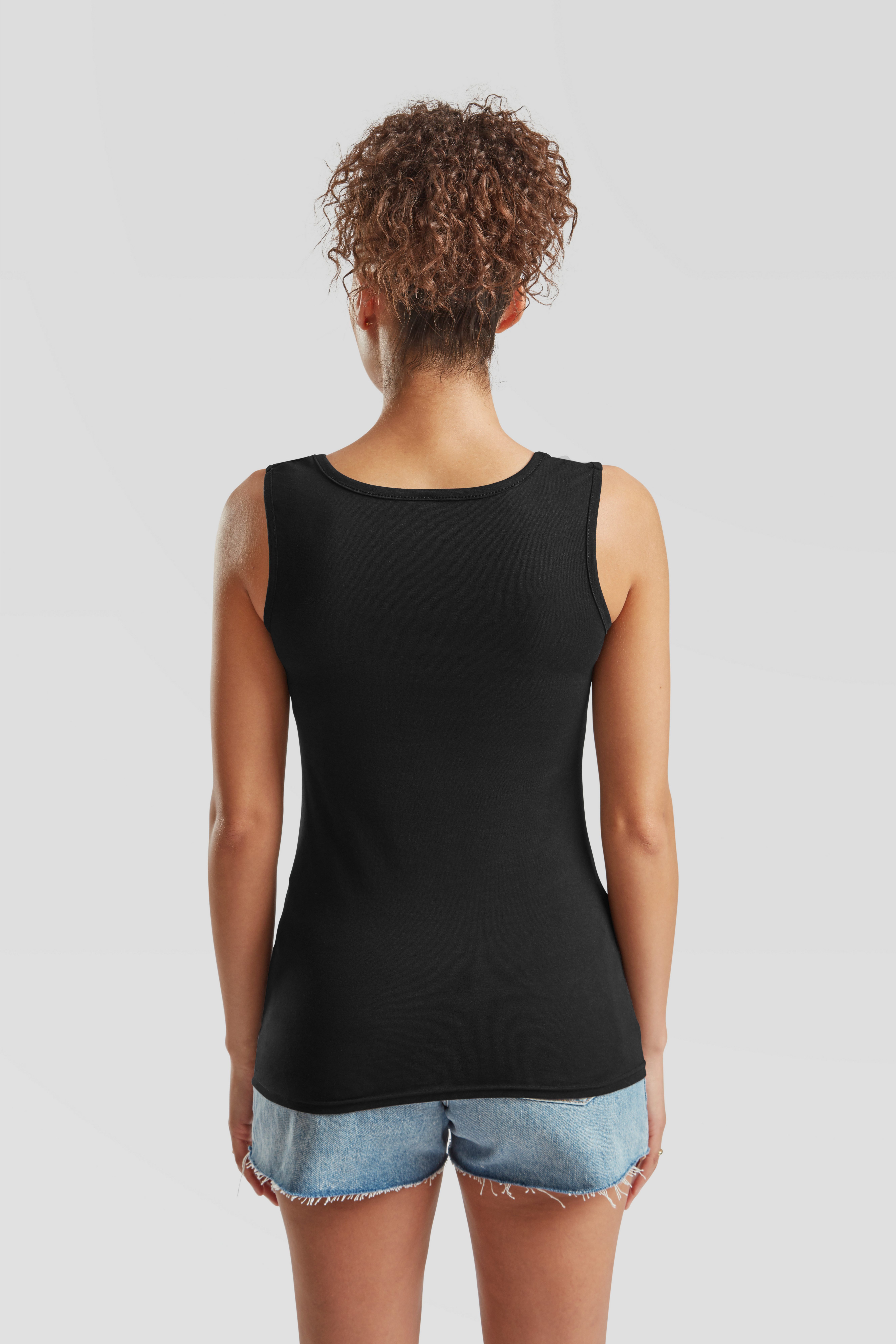 Fruit of the Loom Tanktop (Packung, 3-tlg) aus reiner Baumwolle, Rundhals