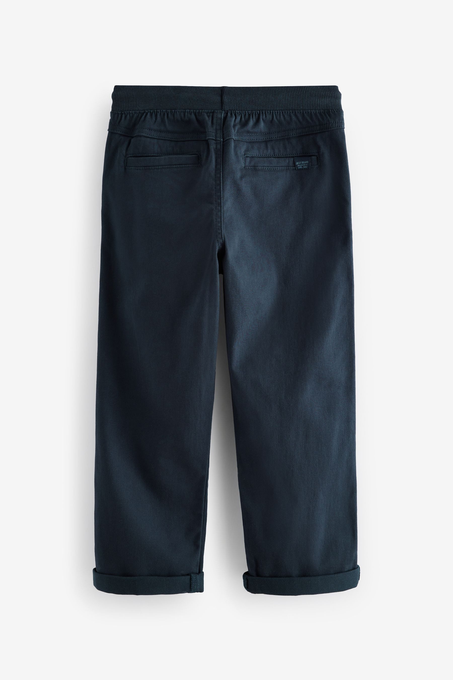 Next Schlupfhose Wide Fit Schlupfhose mit geripptem Bund (1-tlg)