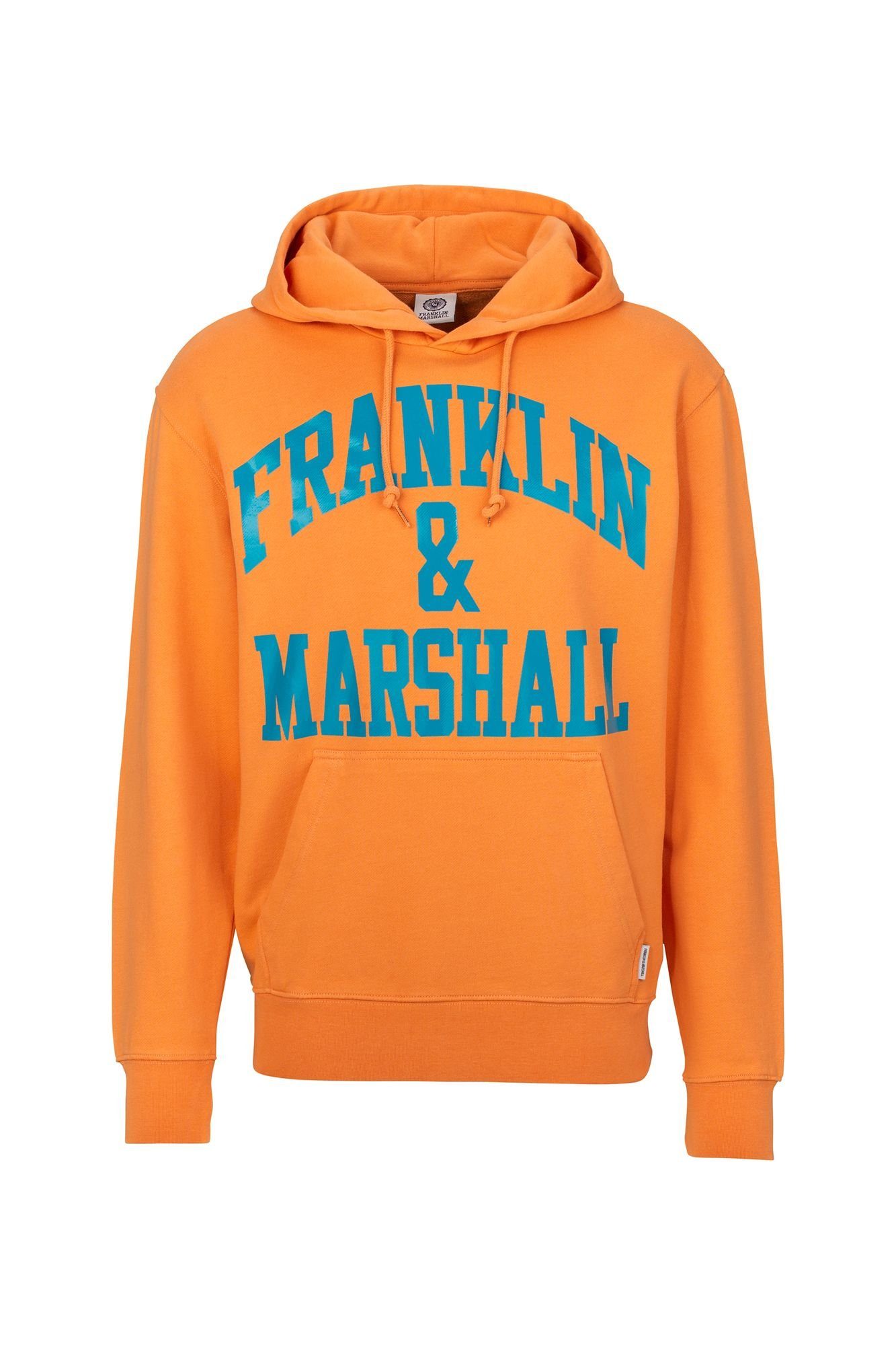 Franklin & Marshall Sweatshirt Oversized Kapuzenpullover mit überschnittenen Schultern