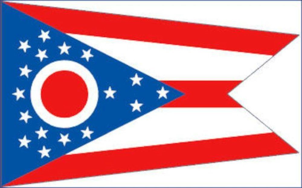 80 flaggenmeer g/m² Flagge Ohio