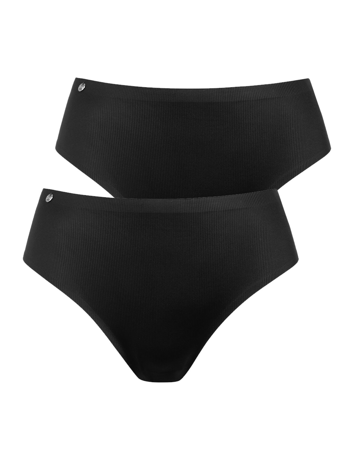 Lisca Funktionsunterhose 2er Pack Damen Slip Lifestyle (Packung, 2-St) nahtlos verklebte Abschlüsse, Rippen-Optik, Sportwäsche
