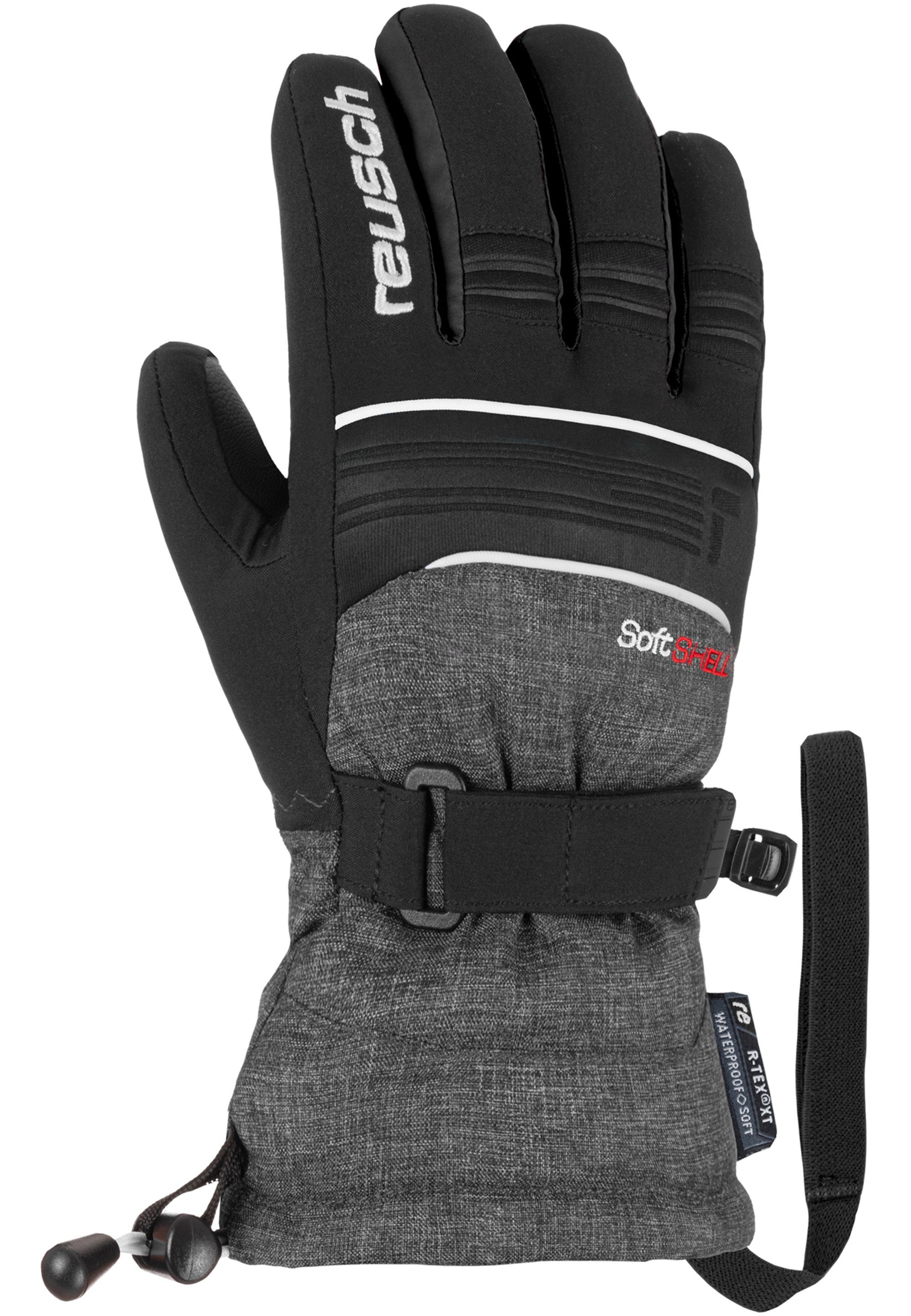 Junior Reusch atmungsaktiver Kondor XT schwarz-grau mit Skihandschuhe Insert-Membran R-TEX®