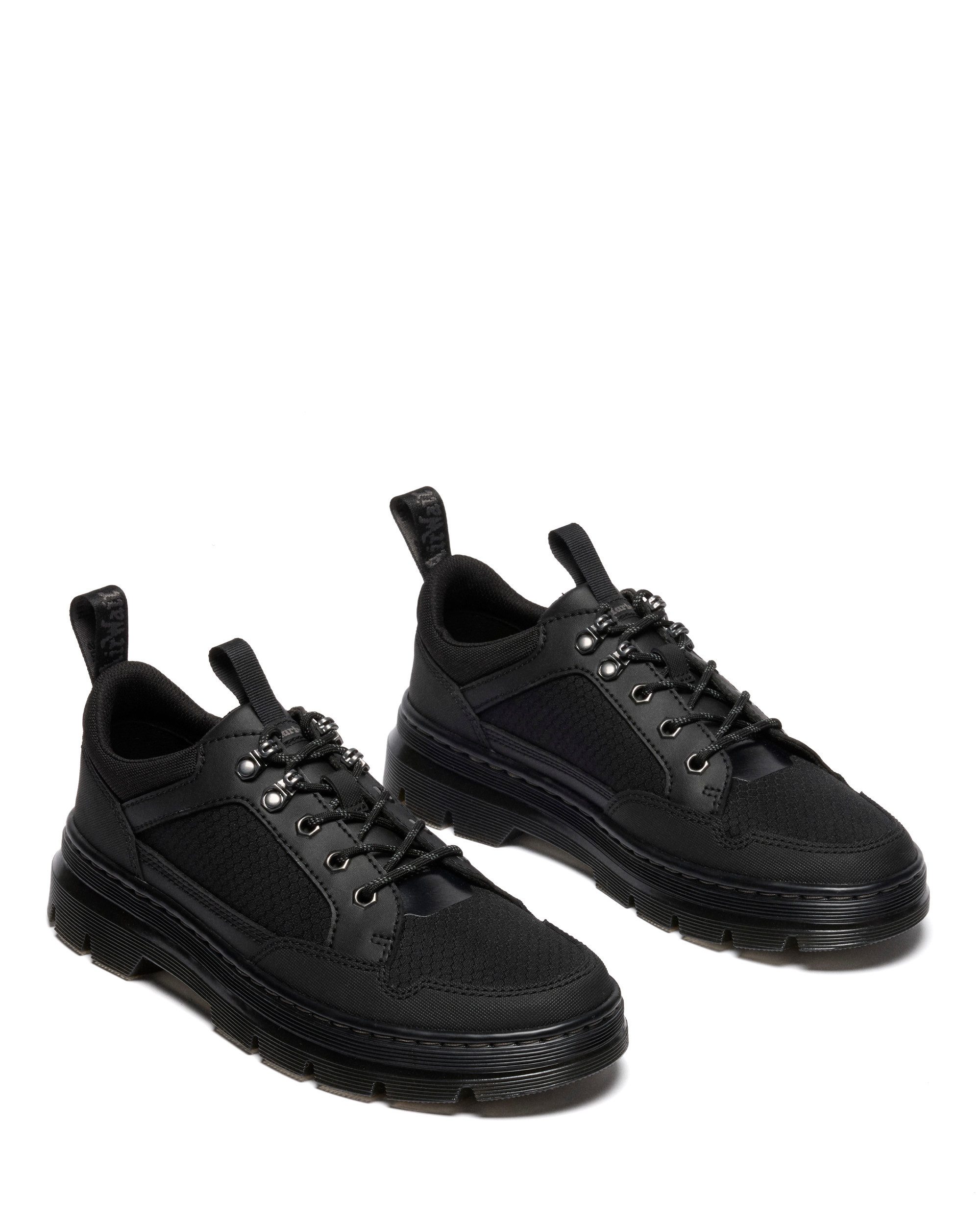 DR. MARTENS Reeder Schnürschuh, Blockabsatz, Halbschuh mit zwei Anziehlaschen