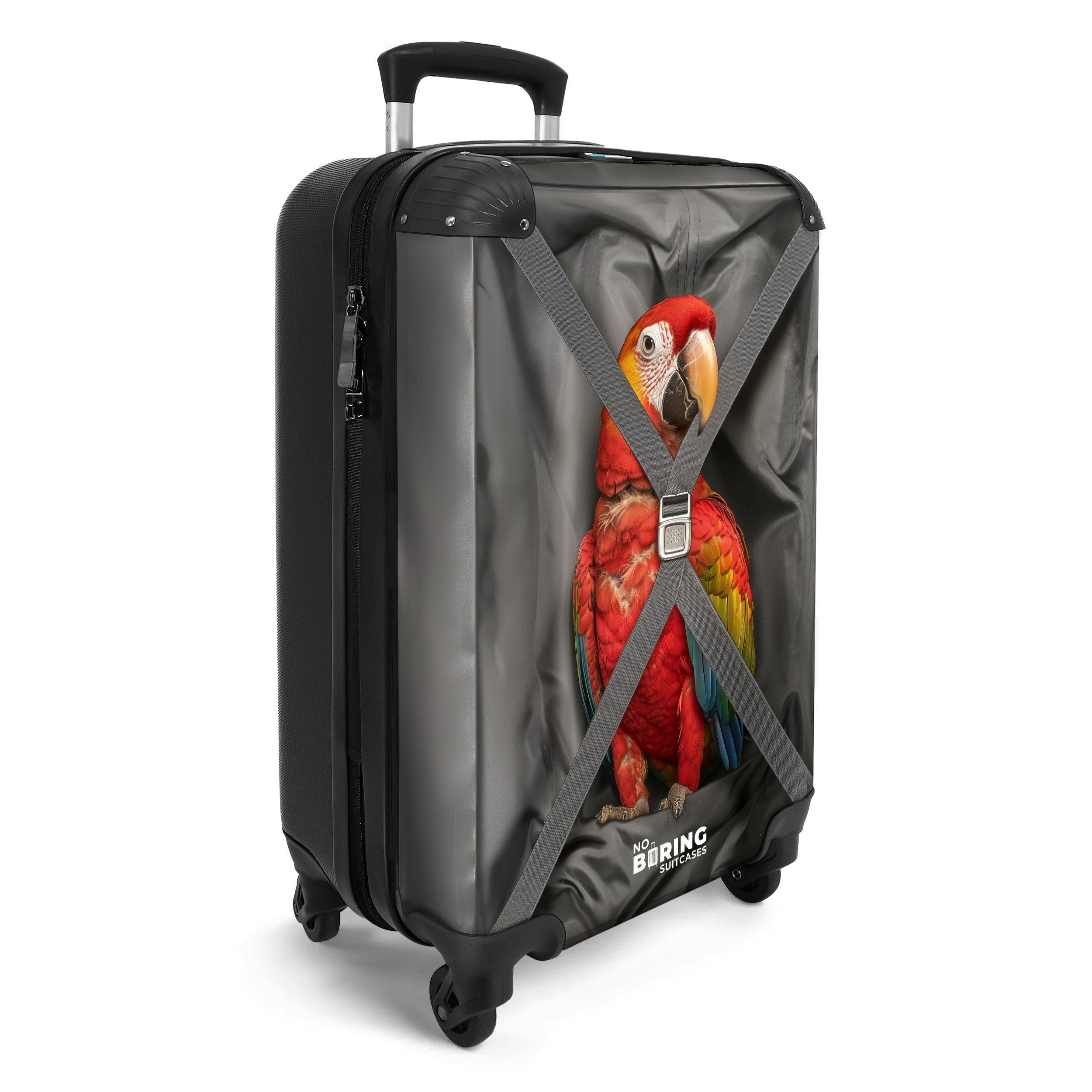 NoBoringSuitcases.com© Hartschalen-Trolley Der Papagei ist mit günstig online kaufen