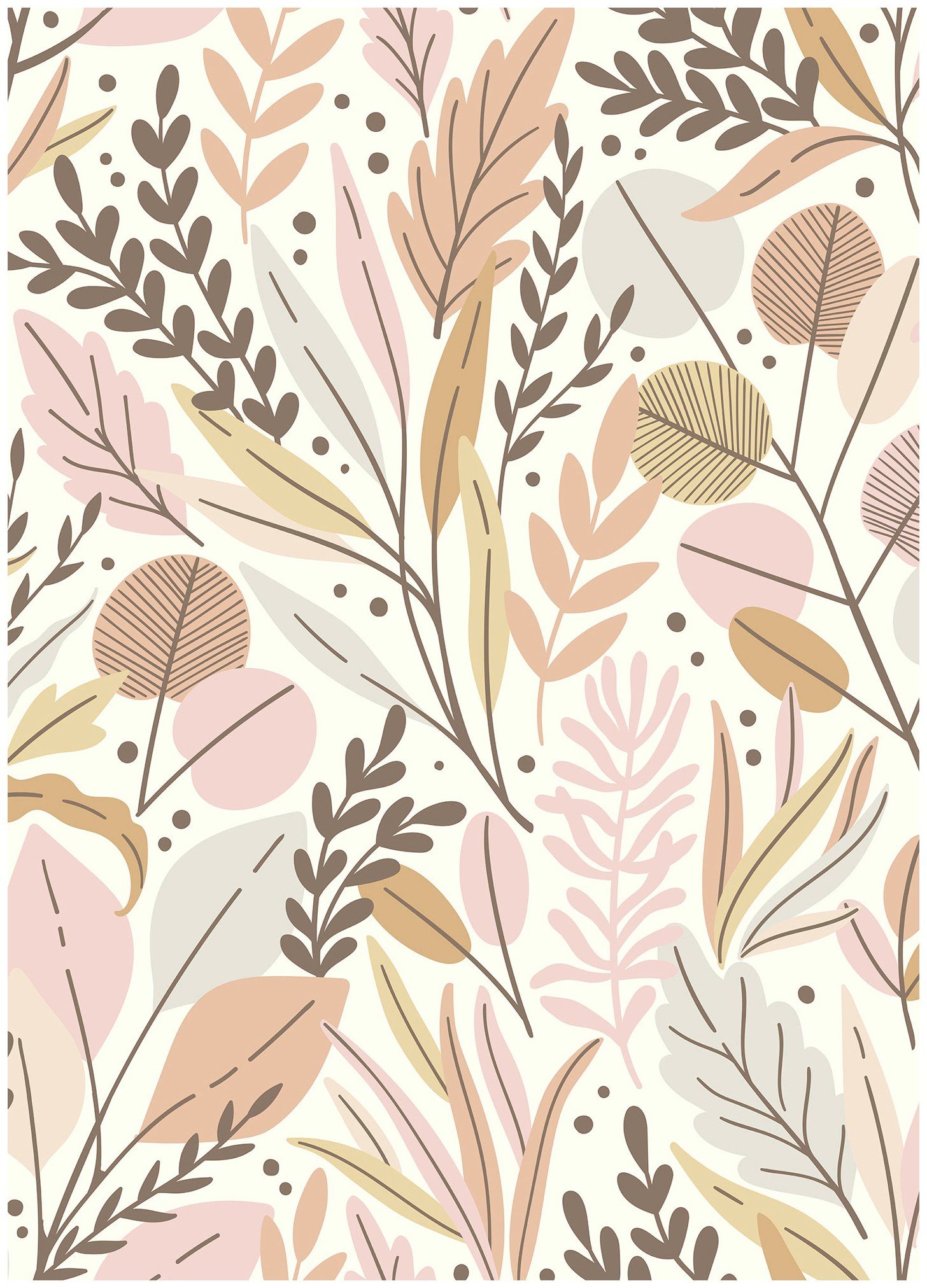 Komar Vliestapete Digitaldruck Vlies - Twigs - Größe 200 x 280 cm, glatt, bedruckt, Wohnzimmer, Schlafzimmer. Reduzierter Preis € 92,51. Unverbindliche Preisempfehlung € 109,55, (€ 92,51 pro 1 Stk)