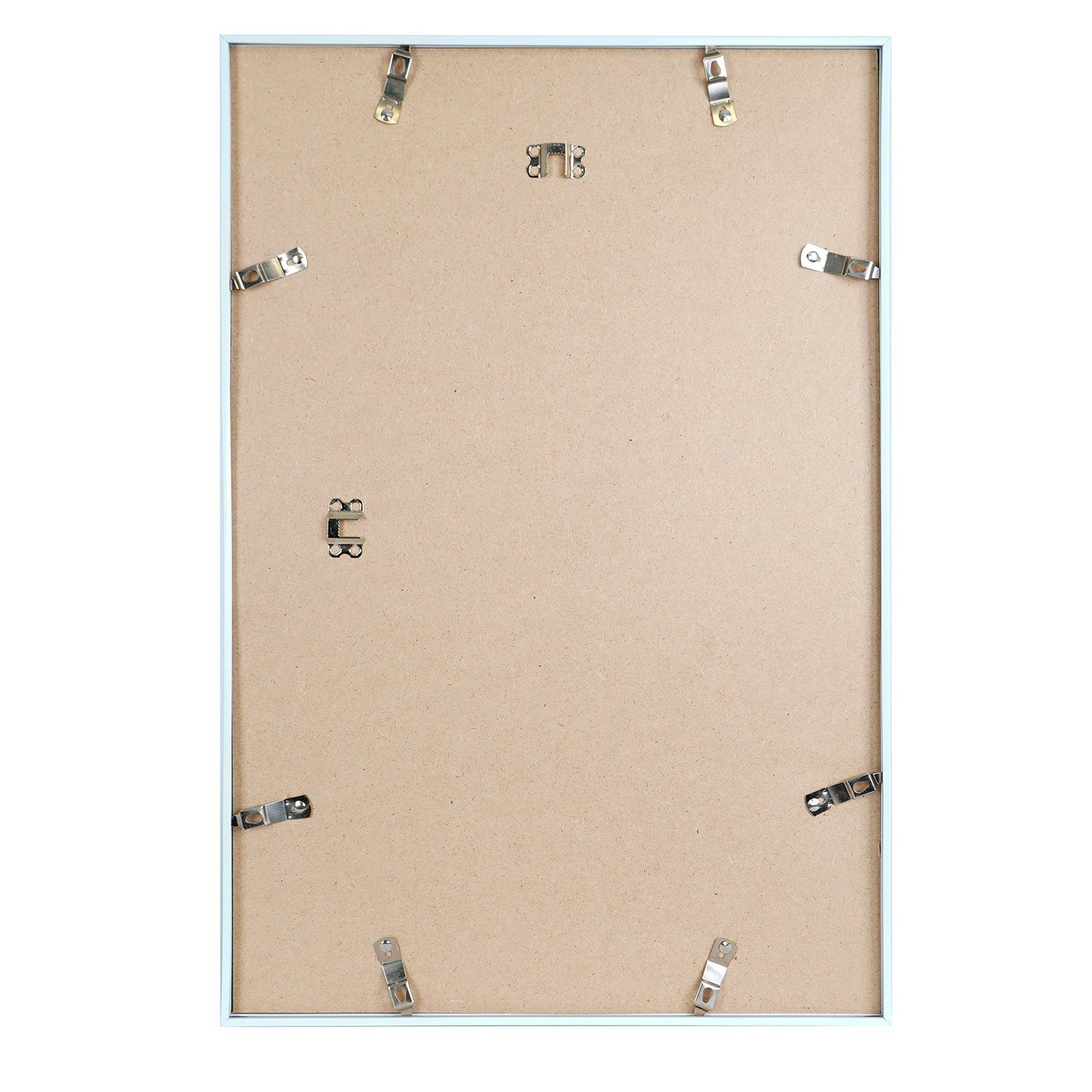 queence Einzelrahmen 2er-Set Weiß Kunststoffrahmen - Poster/Puzzlerahmen quadratisch, (2 St), Verschiedene Größen
