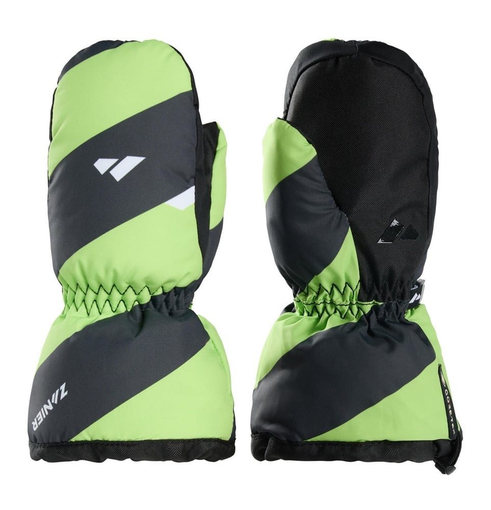 Zanier Multisporthandschuhe Winterhandschuhe Twister.GTX (winddicht, wasserdicht) limegrün/schwarz