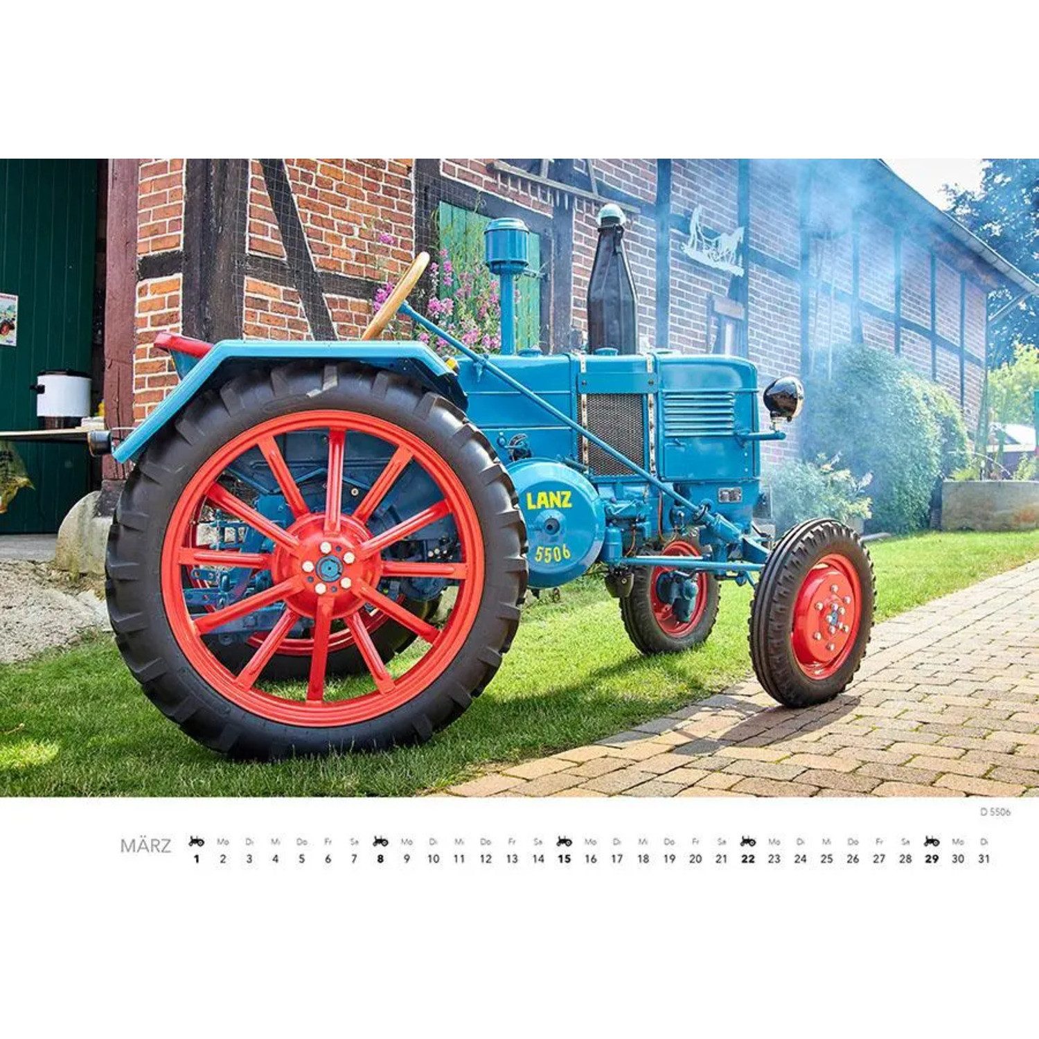 HEEL Verlag Wandkalender Lanz Traktoren Kalender 2026