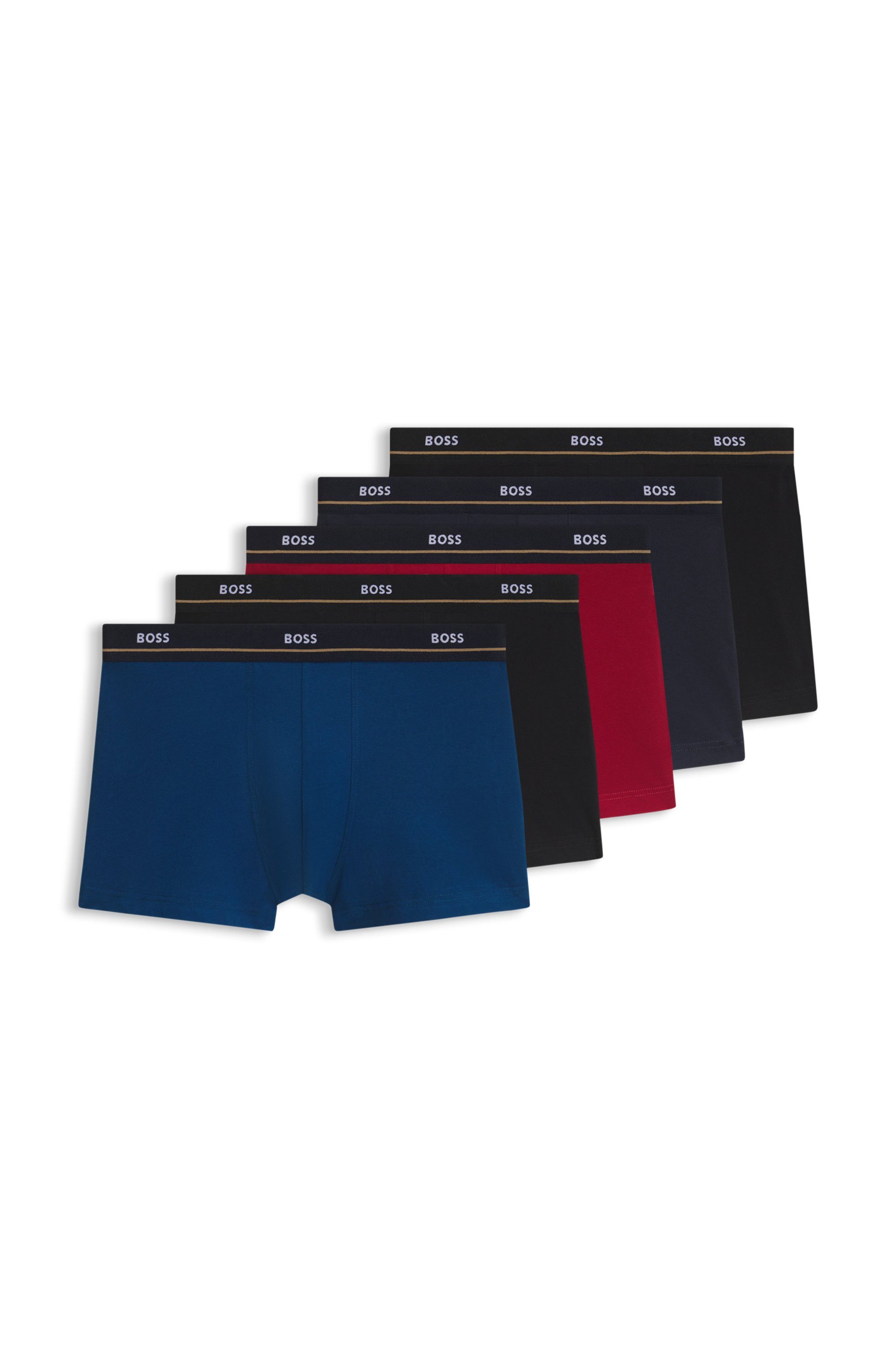 BOSS Trunk Trunk 5P Essential (Packung, 5-St., 5er) mit elastischem Bund