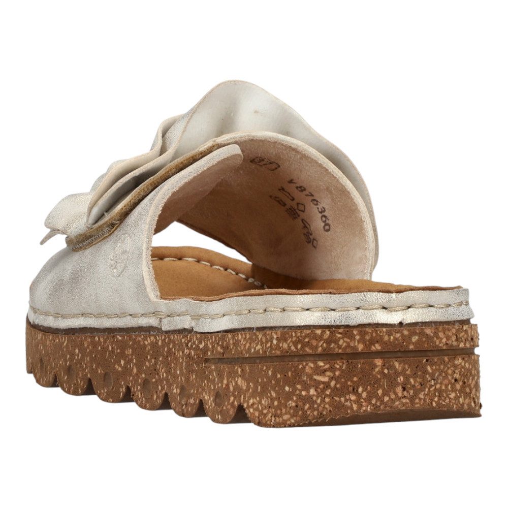 Rieker Rieker Damen Pantolette V8763-60 beige günstig online kaufen