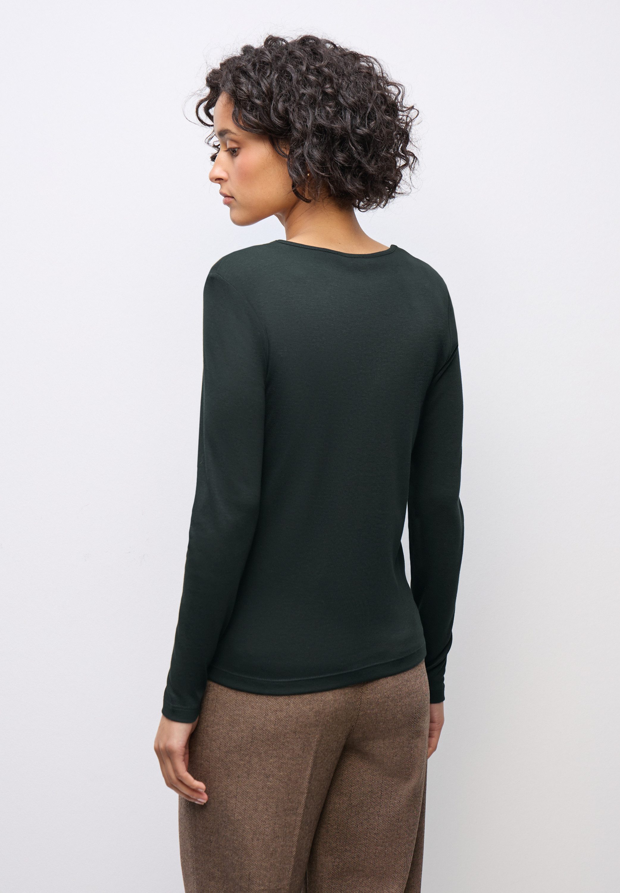 STREET ONE Langarmshirt im soften Baumwoll-Mix günstig online kaufen