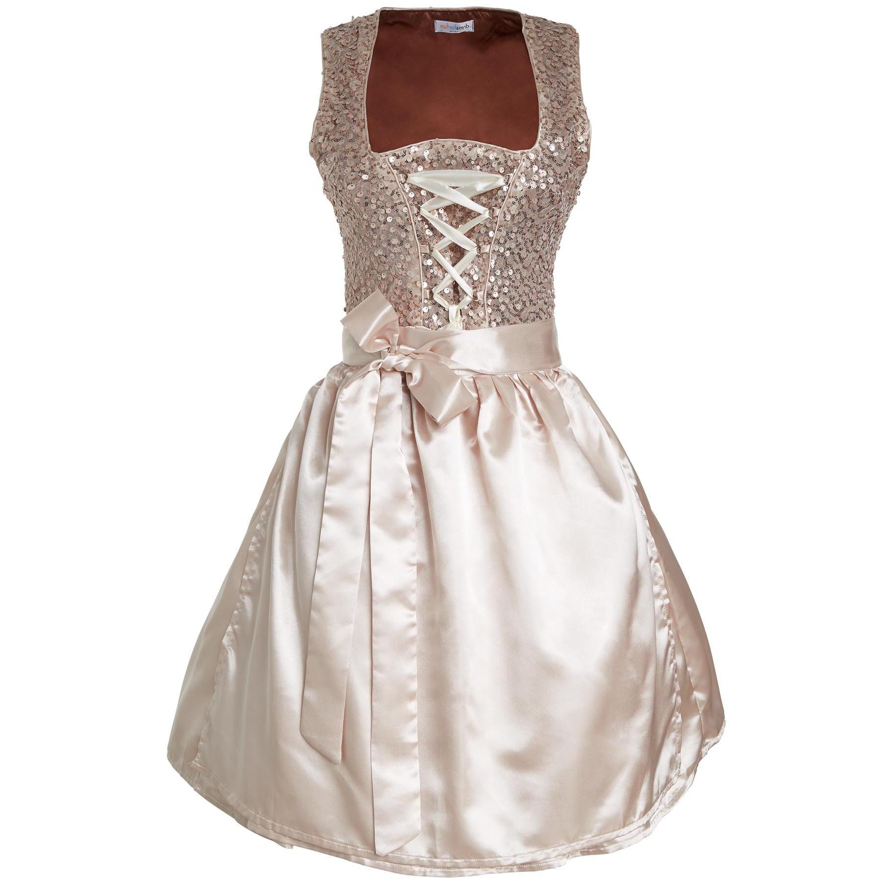 dressforfun Dirndl Frauenkostüm Mini-Dirndl Burgau Modell günstig online kaufen
