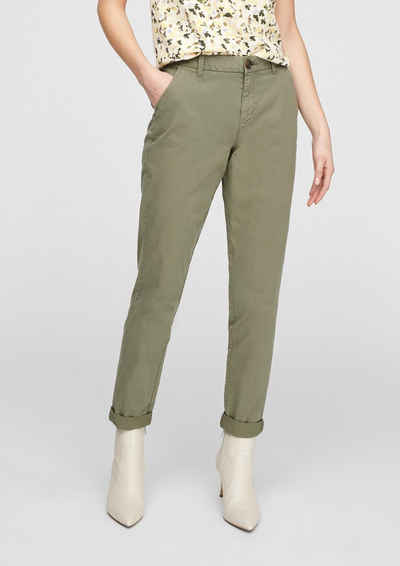 s.Oliver Stoffhose »Regular Fit: Stretch-Chino« (1-tlg) Waschung