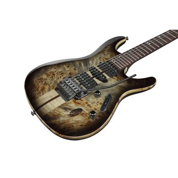 Ibanez E-Gitarre, Premium S1070PBZ-CKB Charcoal Black Burst - E-Gitarre