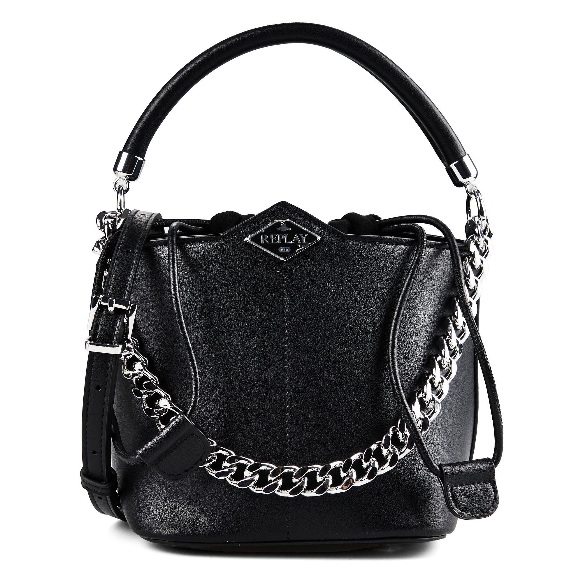 Replay Beuteltasche, Leder