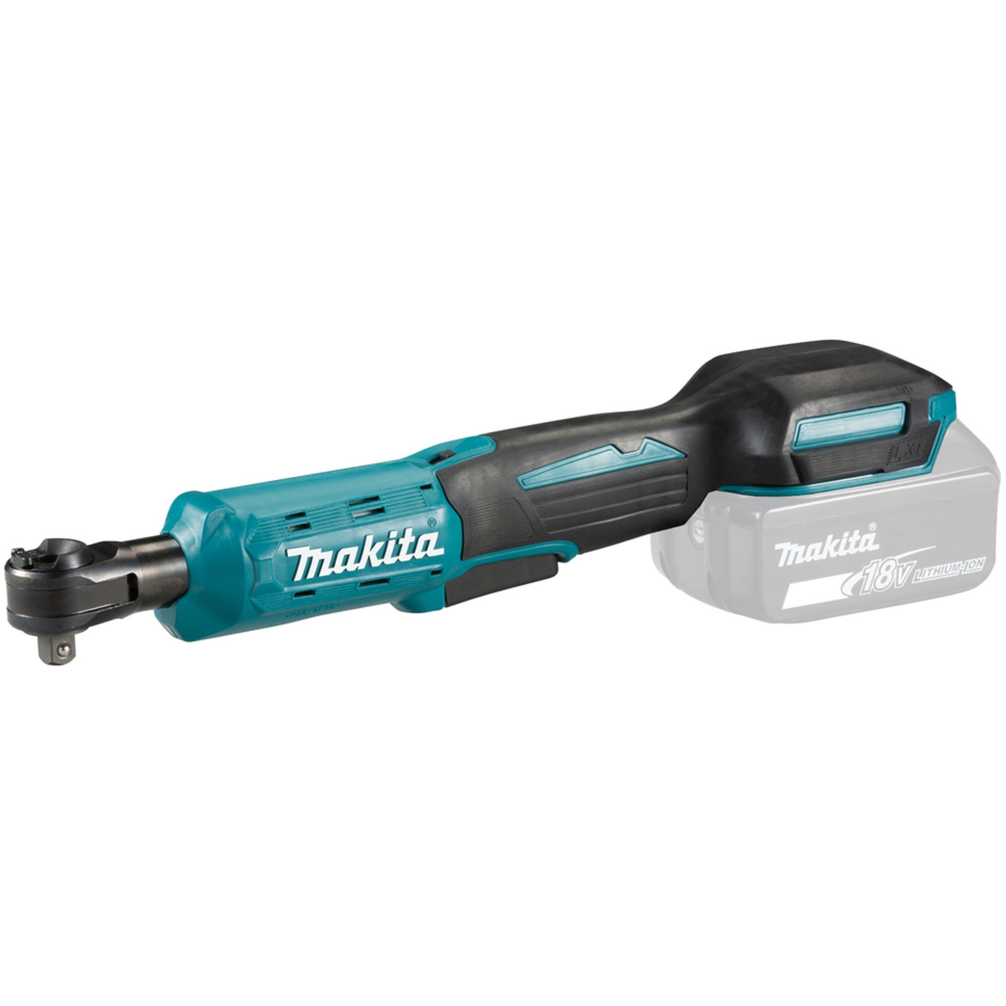 Makita Akku-Bohrschrauber Makita Akku-Ratschenschrauber DWR180Z, 18Volt, (ohne Akku und Ladegerät)