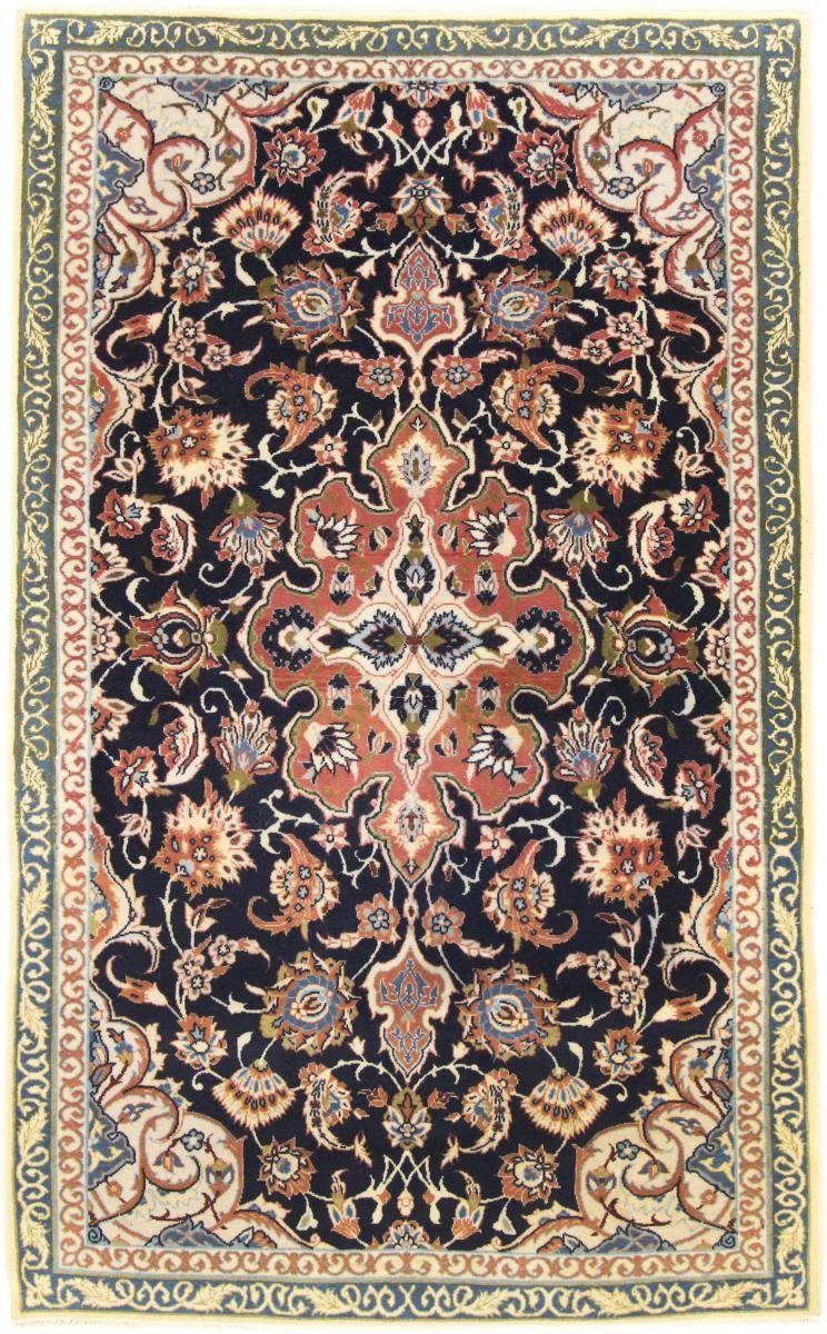 Orientteppich Isfahan 67x111 Handgeknüpfter Orientteppich / Perserteppich, Nain Trading, rechteckig, Höhe: 8 mm