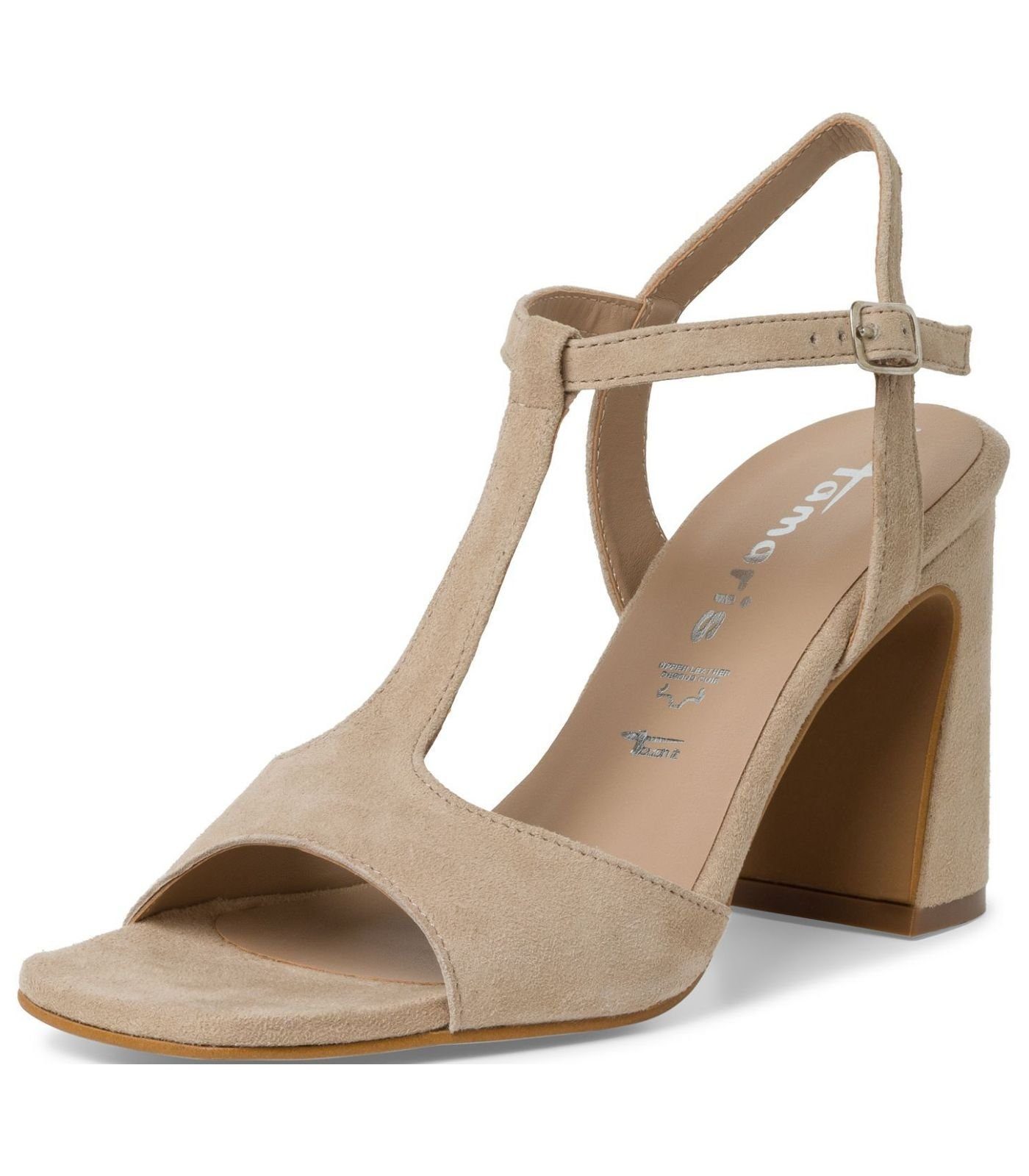 Tamaris Sandalen Veloursleder High-Heel-Sandalette | High-Heel-Sandaletten