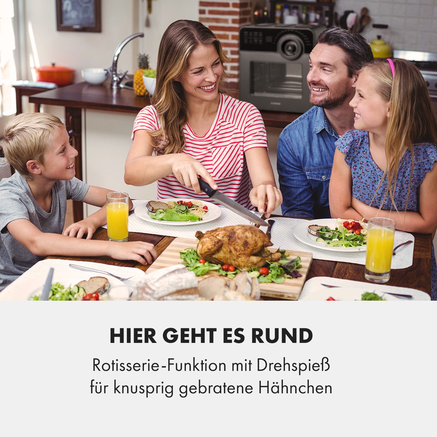 Klarstein Heißluftfritteuse, 1700 W, Air Fryer Fritteuse ohne Öl Heizluftfritteuse Heißluftfritteusen