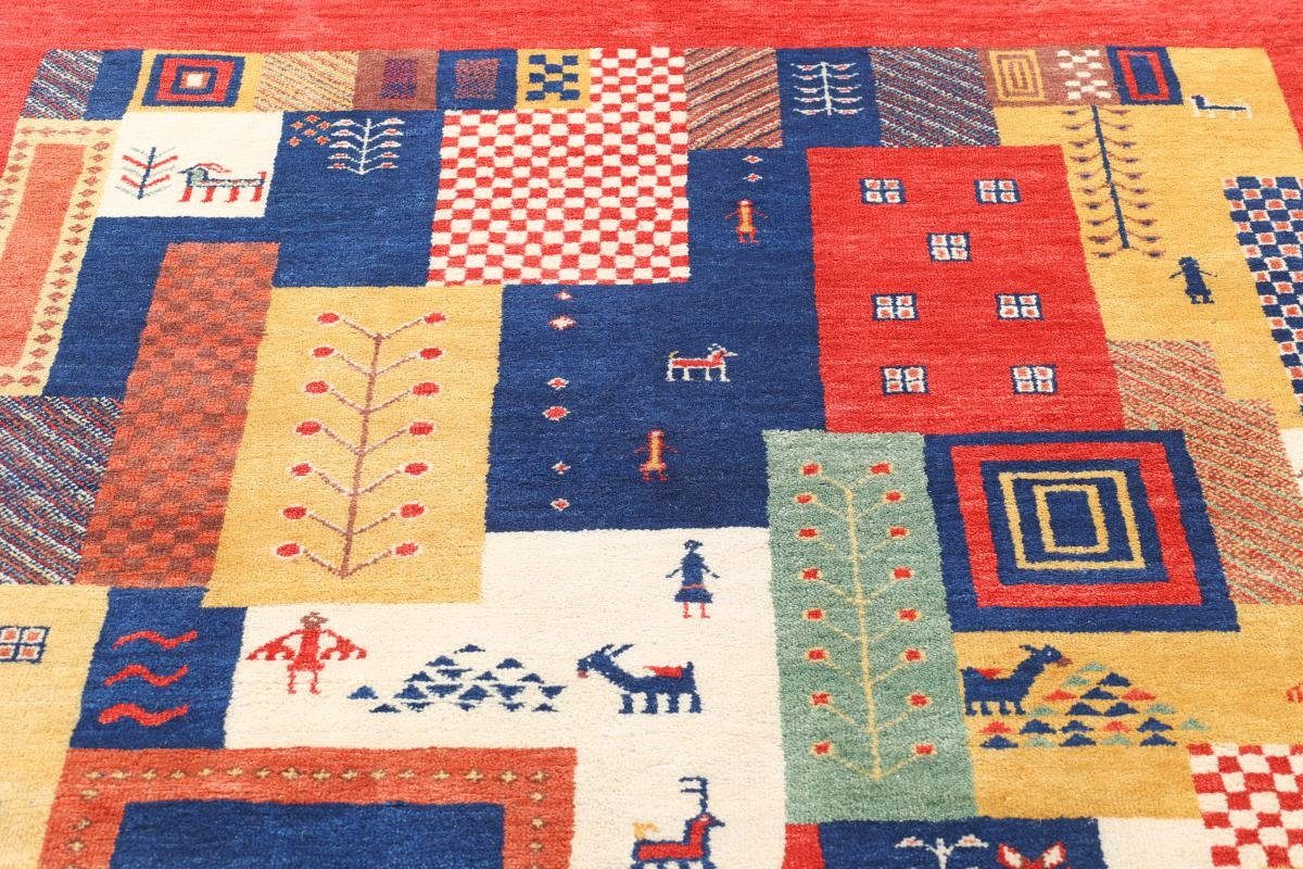 Orientteppich, Orientteppich rechteckig, Loribaft Handgeknüpfter Höhe: 10 Gabbeh Trading, 142x200 Moderner mm Nain