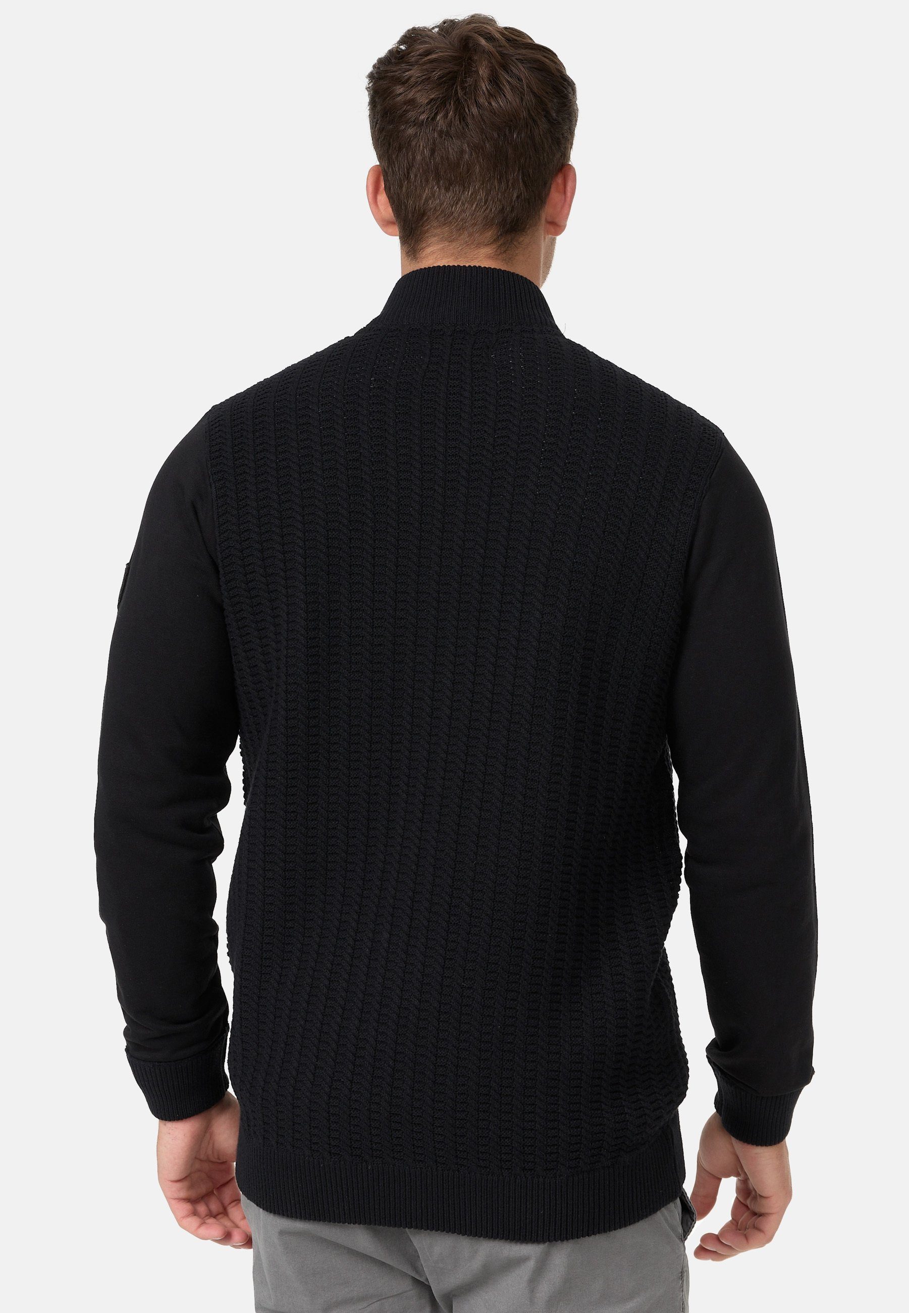 Indicode Strickjacke Herren INCason Herrenstrickjacke