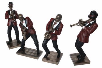 Parastone Dekofigur Deko Figur Jazz Musiker Figuren Blasinstrumente H 26-30 cm Jazz Band