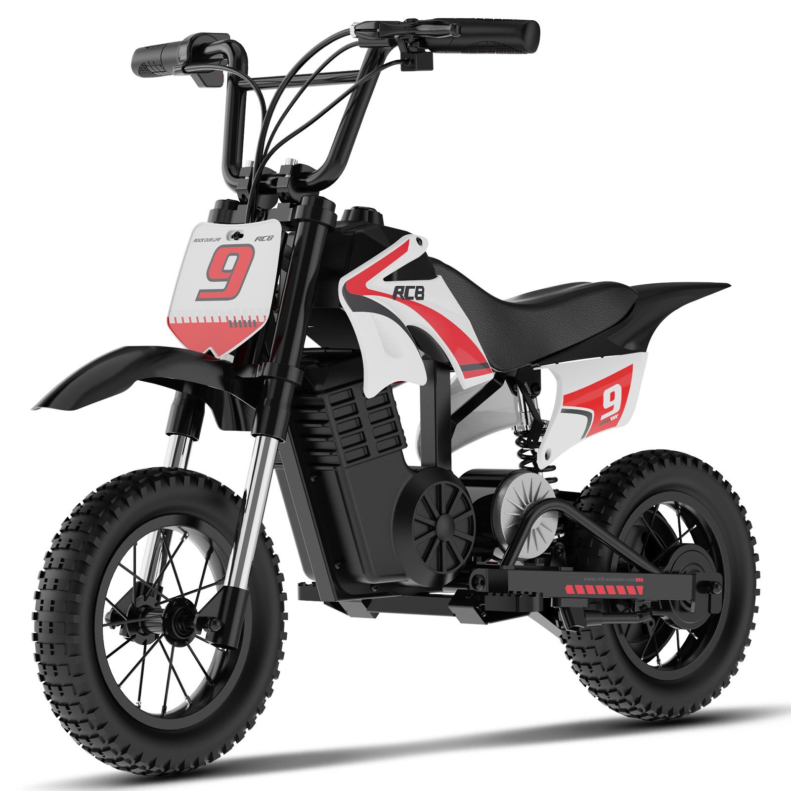 RCB Elektro-Kindermotorrad R9X PRO,3 Geschwindigkeiten bis 25km/h, ab 4 Jahren,mit Schlüsselstart