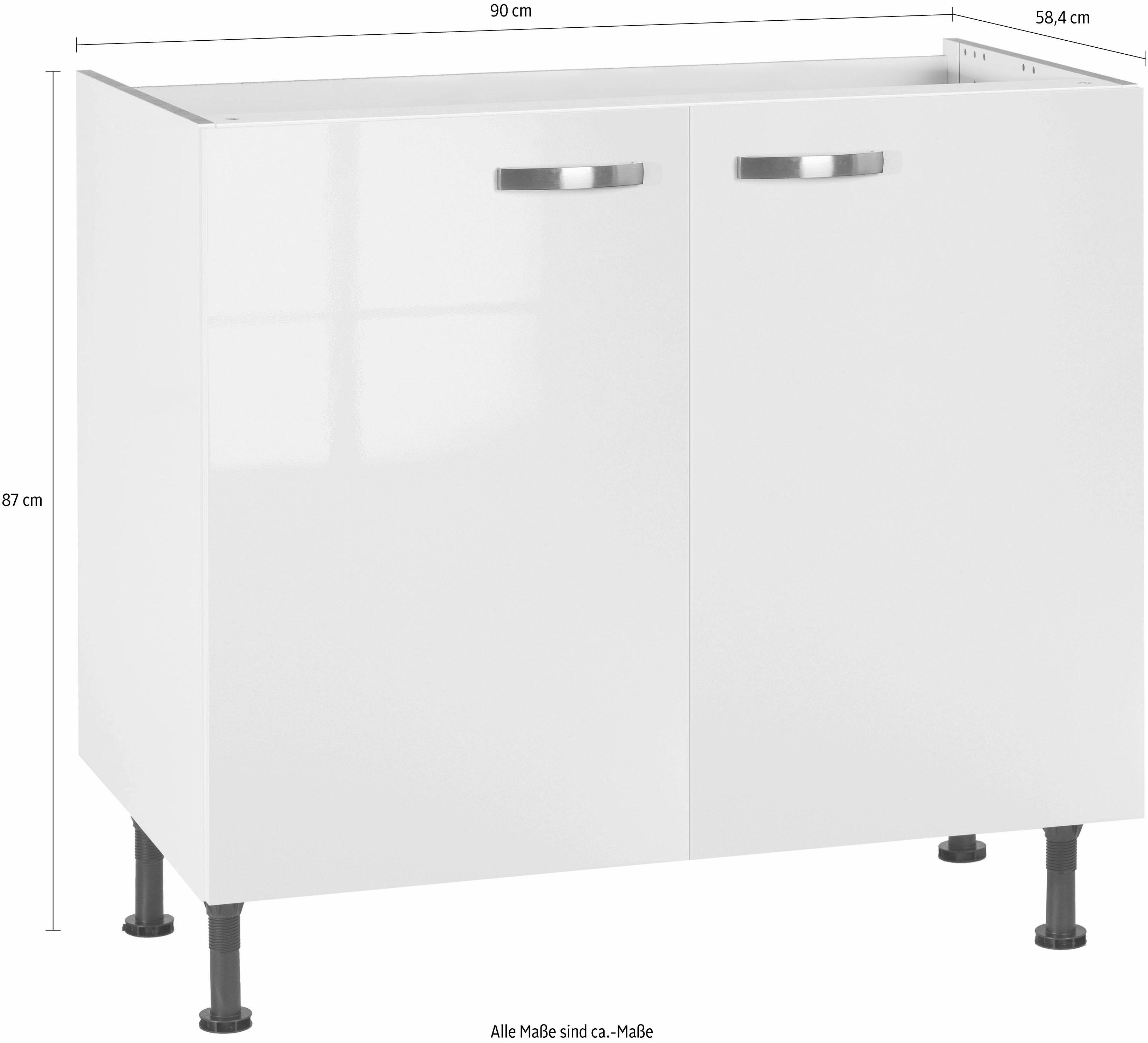 KOCHSTATION Spülenschrank KS-Cara Breite 90 cm – Bild 4 von 5