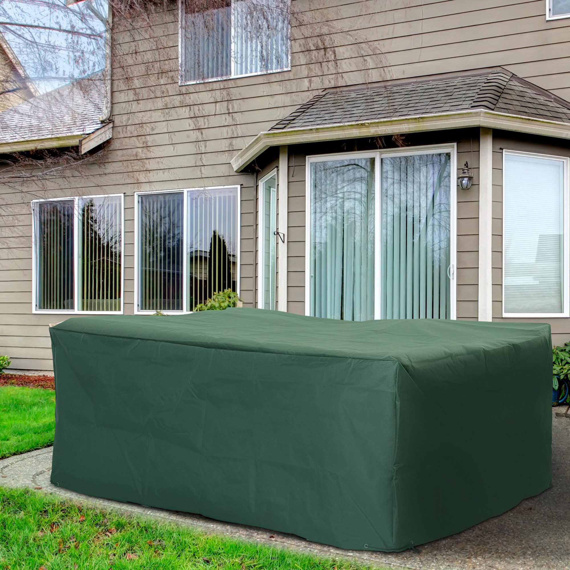 Outsunny Gartenmöbel-Schutzhülle Abdeckhaube für Gartenmöbel (Abdeckung, günstig online kaufen