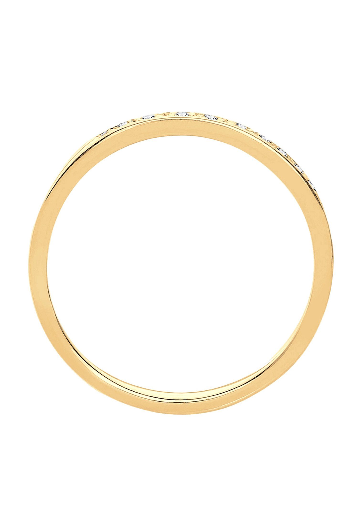 Elli DIAMONDS Verlobungsring Diamant (0.04 ct) Verlobung Beisteckring Silber