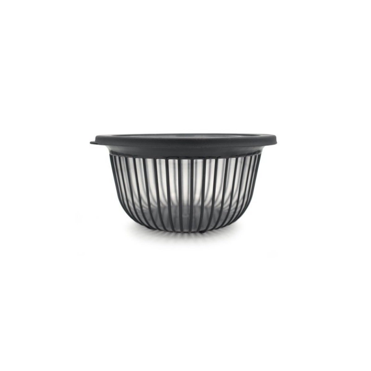 B-Home Aufbewahrungsschüssel mit luftdichtem Deckel in Stripe-Design - Anthrazit, Kunststoff, (2-tlg)
