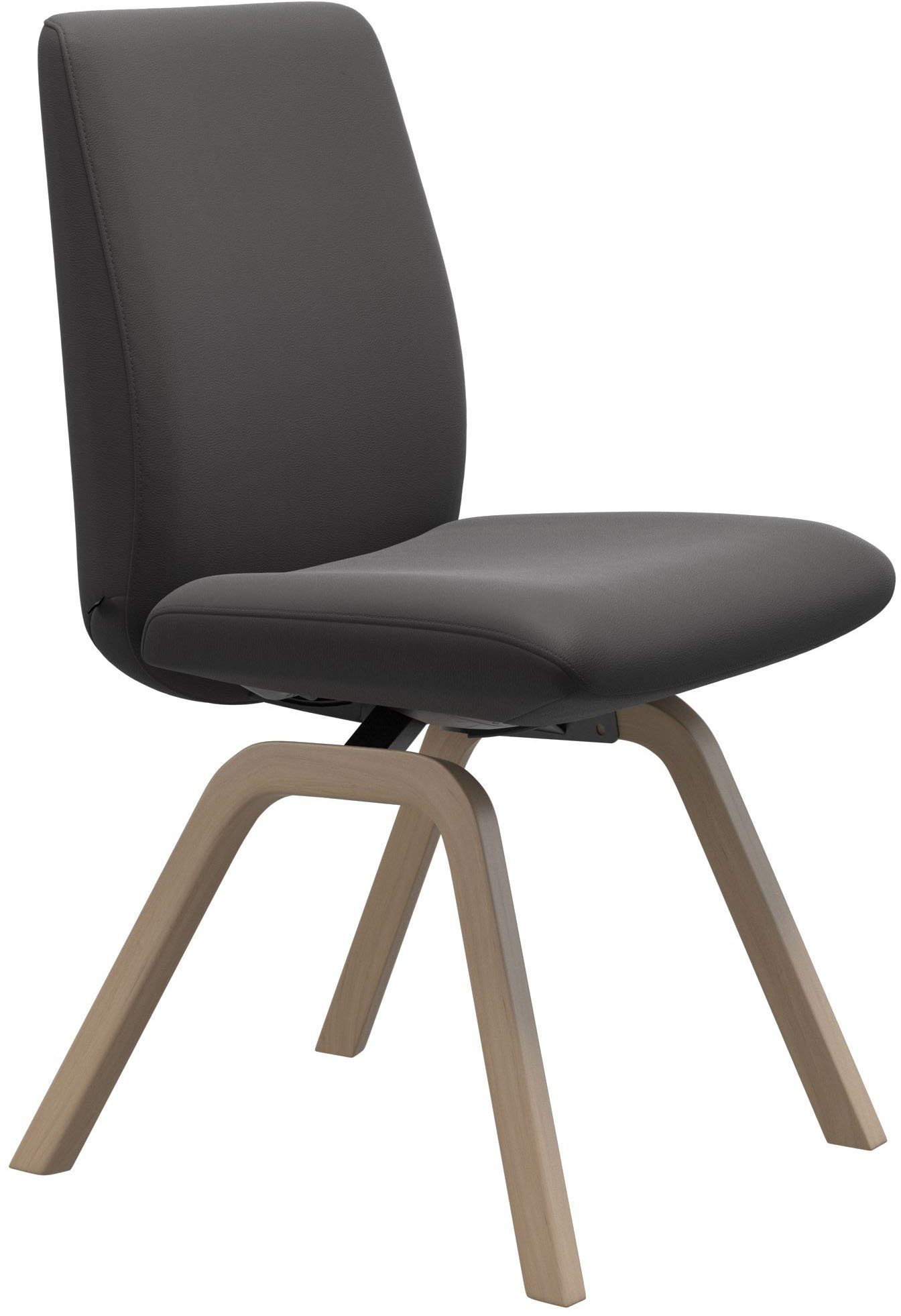 Stressless® Polsterstuhl Laurel, Low Back, Größe L, mit schräggestellten Beinen in Schwarz