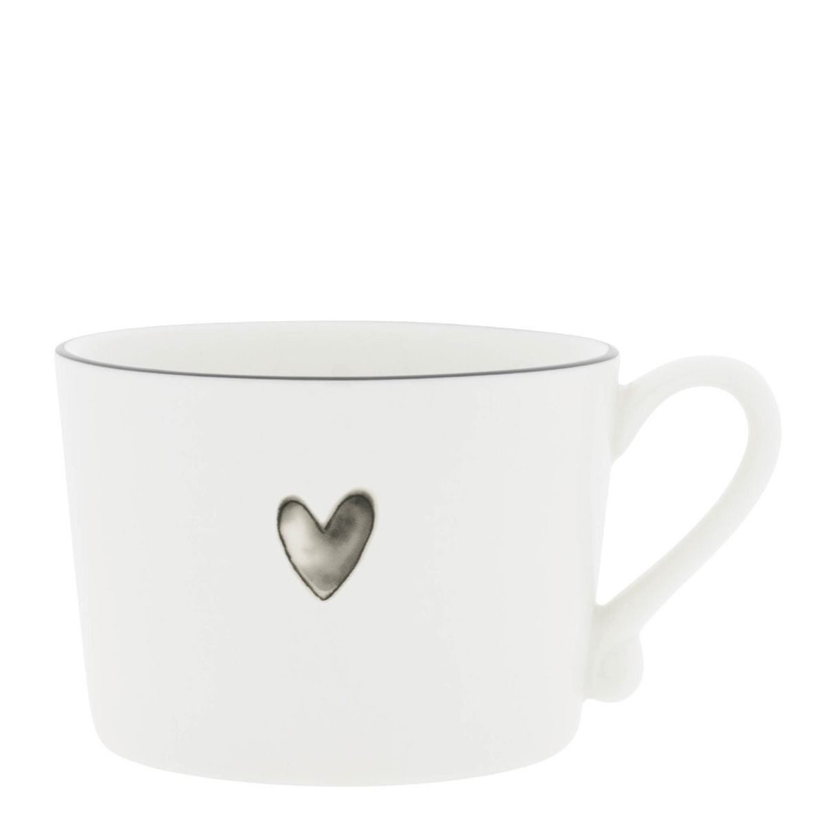 Tasse Schwarzes Herz
