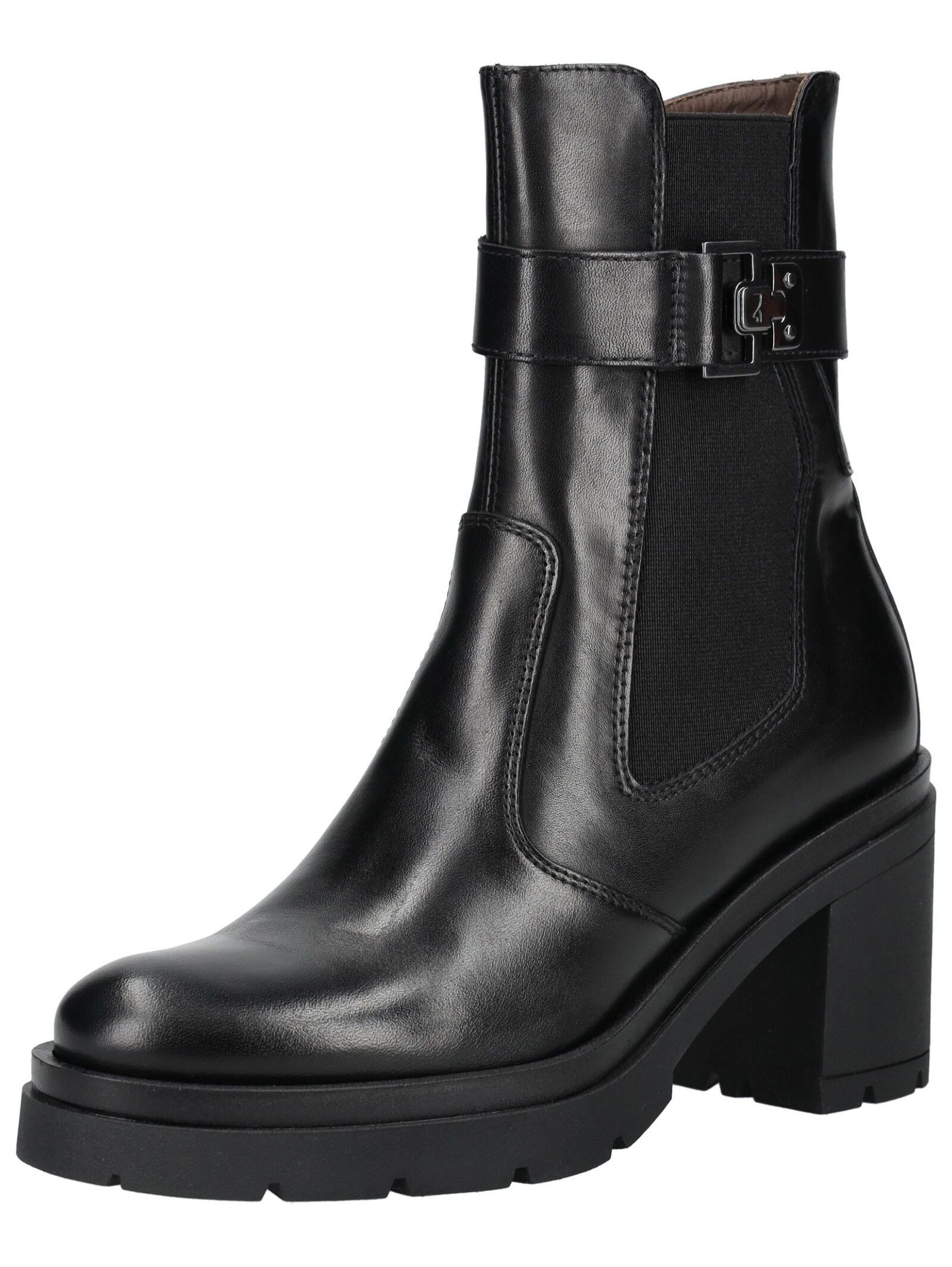 Nero Giardini Stiefelette Leder/Textil High-Heel-Stiefelette
