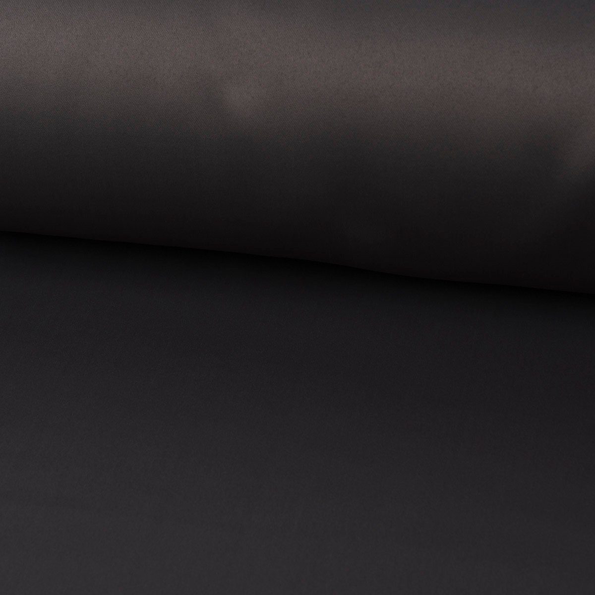 SCHÖNER LEBEN. Stoff Gardinenstoff Verdunkelungsstoff Blackout Moonlight uni grau 1,50m