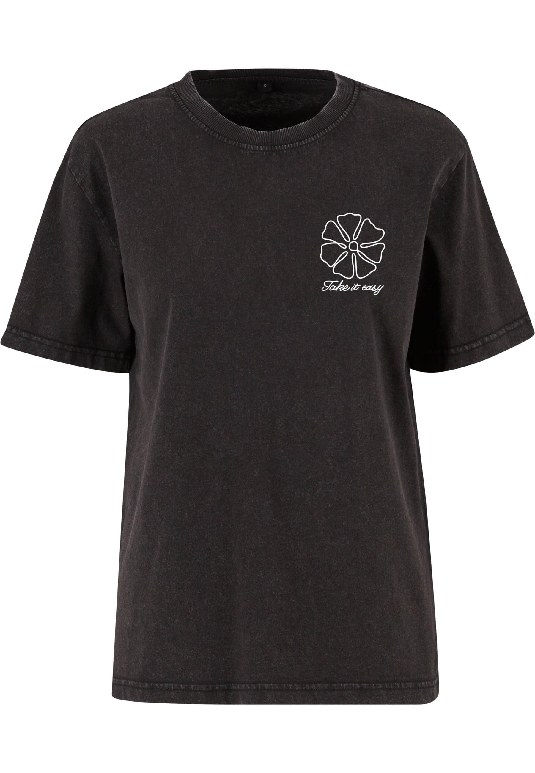 Miss Tee T-Shirt Miss Tee One Line Flowers Ladies Vintage Everyday Tee (1-t günstig online kaufen