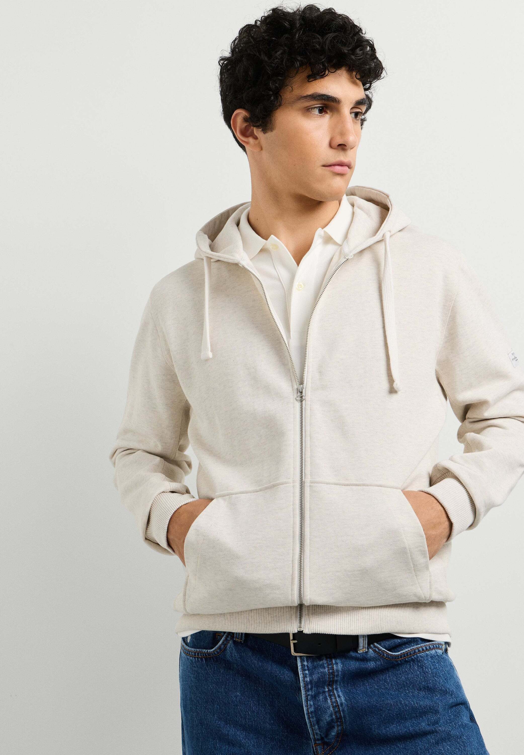 Pepe Jeans Strickpullover cardigan JASPER MELANGE ZIP