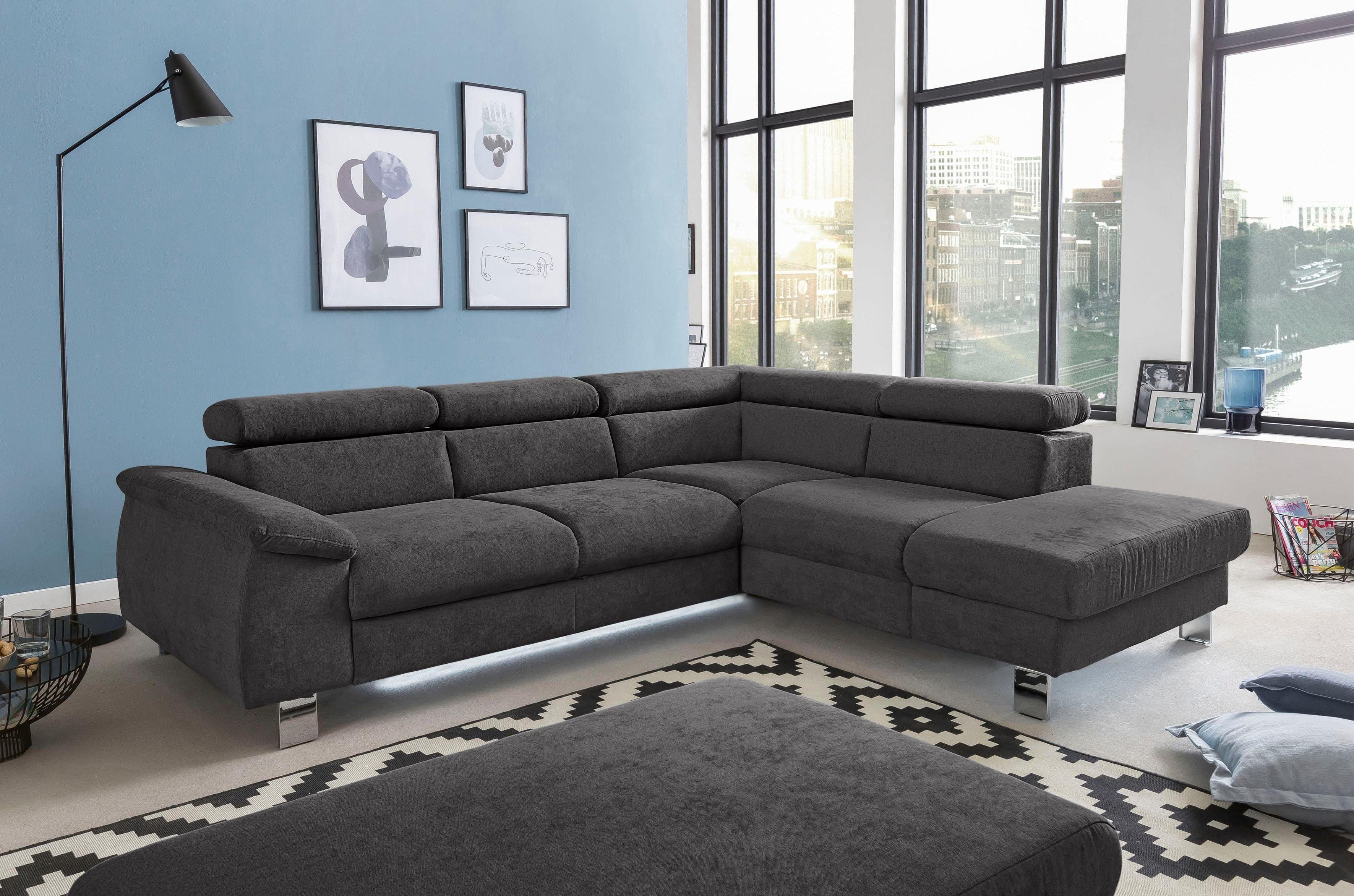 COTTA Ecksofa Komaris L-Form, B: 249 günstig online kaufen
