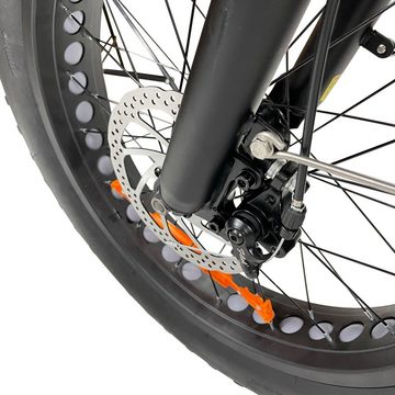 Bikesly E-Bike FATBIKE, 7 Gang, Kettenschaltung, Brushless