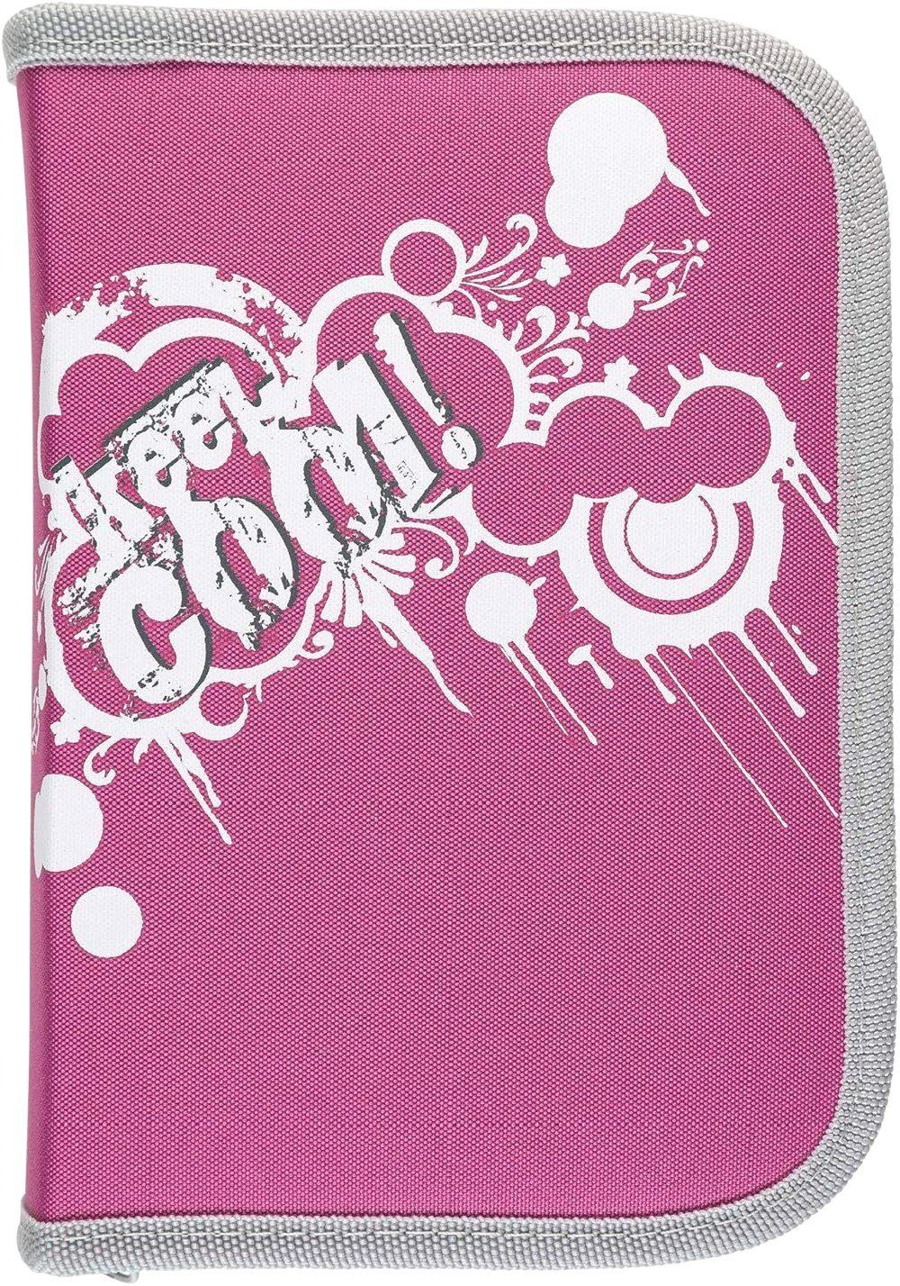 POLERO Schüleretui Galaxy Muster – Federmäppchen Aus Polyester, 22x11x4,5 Cm, Für Stifte, Lineal, Radiergummi