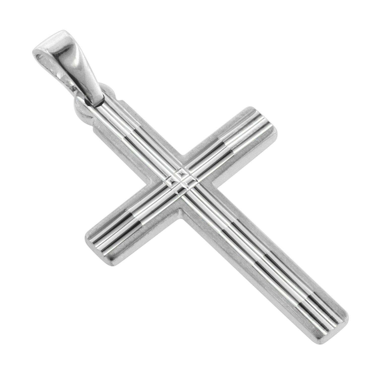 Kreuz mit Kette 925 trendor Silber mit Anhänger