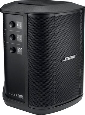 Bose S1 Pro+ Stereo Lautsprecher Stereo Lautsprecher (Bluetooth, Bluetooth-PA-Soundsystem, 4 Aufstellungsmöglichkeiten, Auto-EQ)