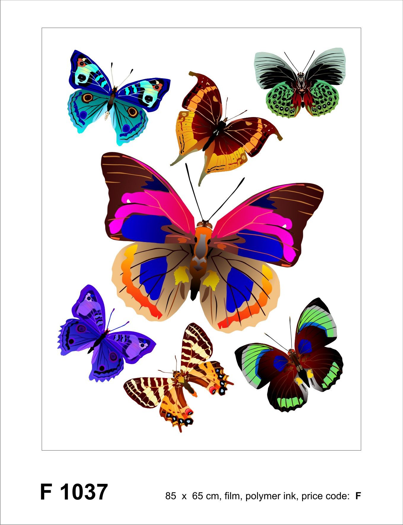 Sanders & Sanders Wandtattoo Schmetterlinge