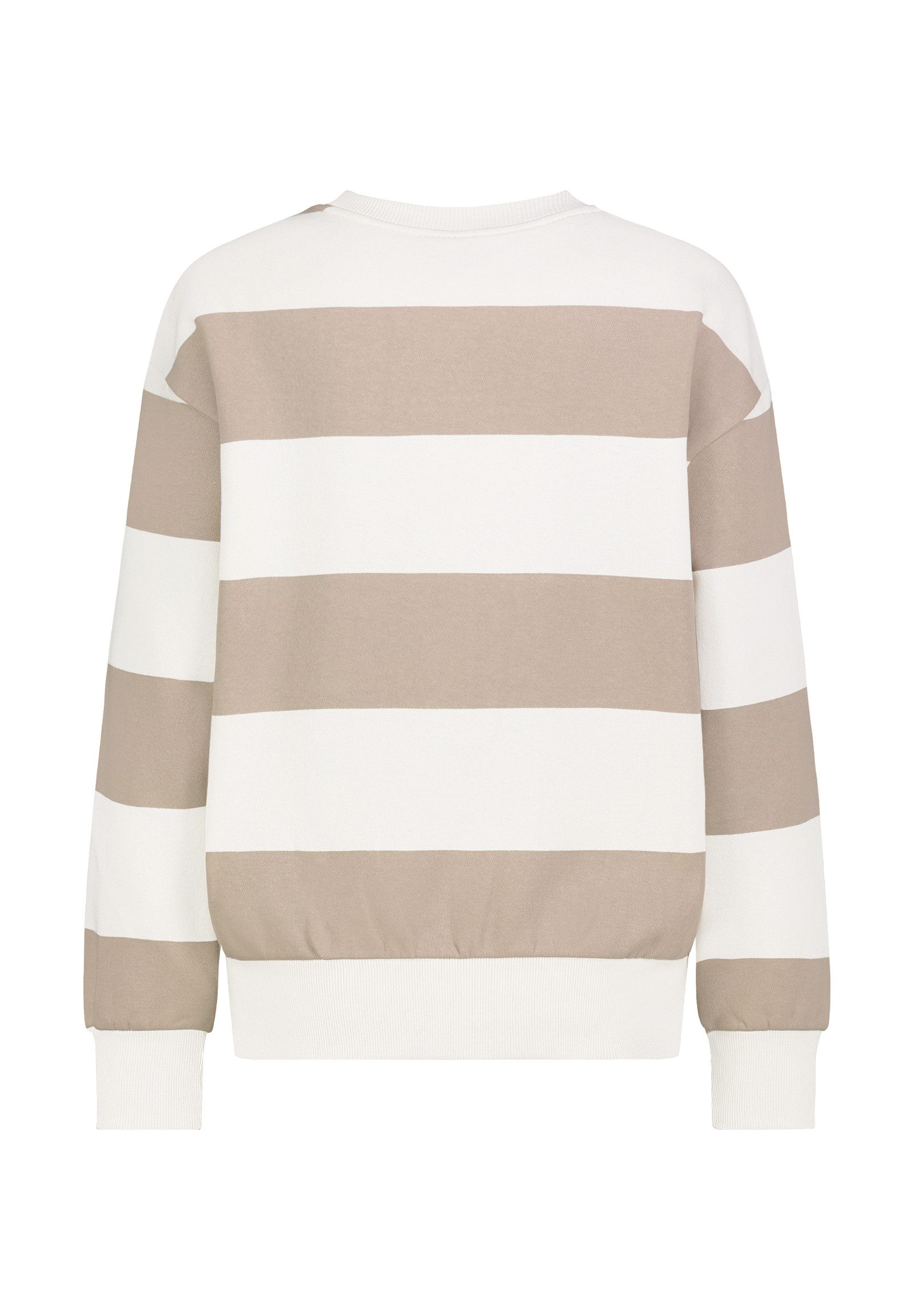 SUBLEVEL Sweatshirt Damen Pullover langarm bestickt mit Streifen Sweater, S günstig online kaufen