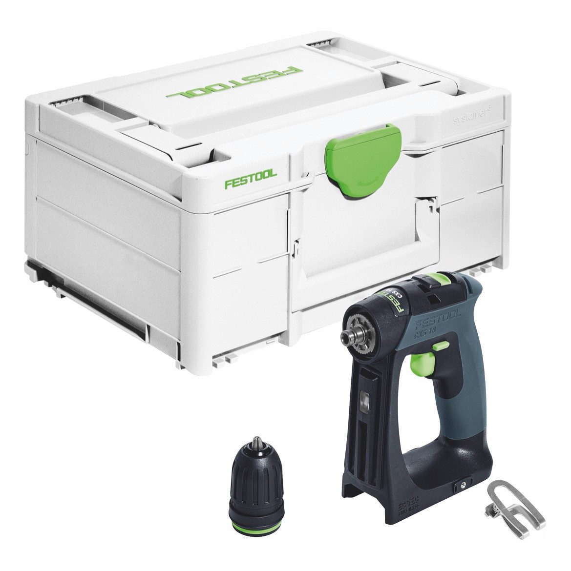 FESTOOL Akku-Schrauber CXS 18-Basic Akku Bohrschrauber 18 V 40 Nm Brushless (576882) + Sys
