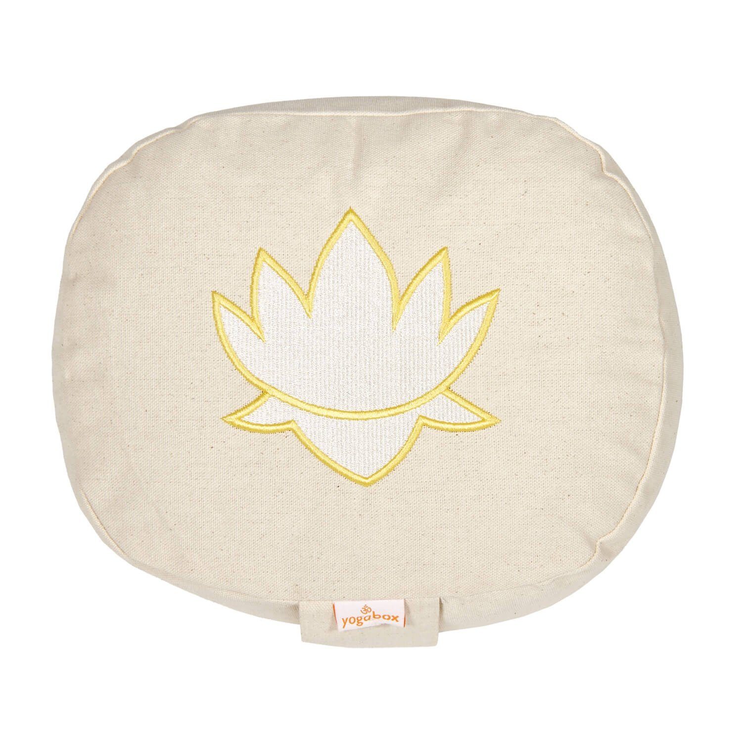 yogabox Yogakissen oval Lotus Stick BASIC natur | Bodensitzkissen